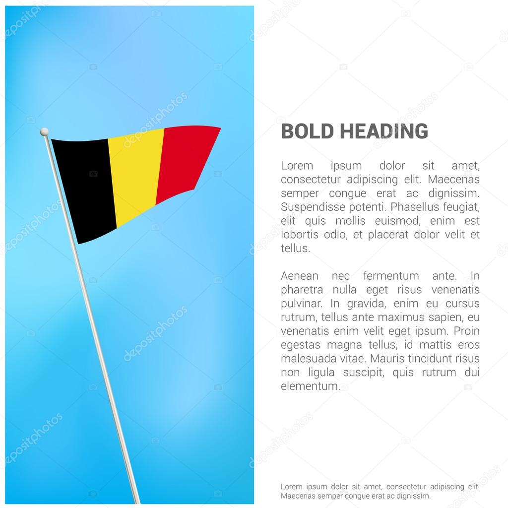 belgium flag brochure stock vector ibrandify 103932980 flag flyer