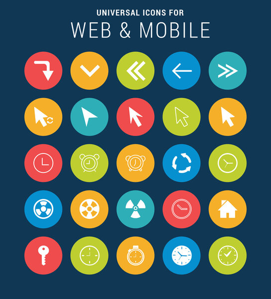 универсальный набор веб-иконок