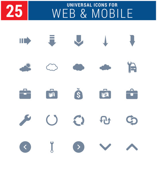 универсальный набор веб-иконок