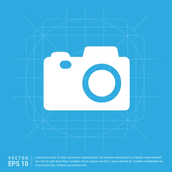 Ikone der Fotokamera — Stockvektor
