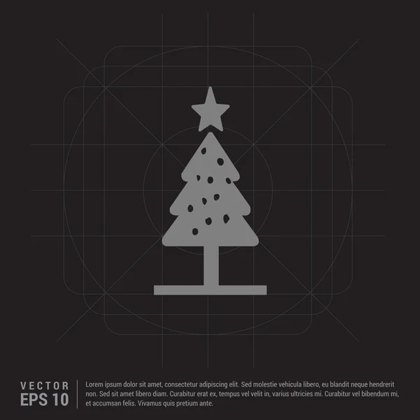 Christbaumsymbol — Stockvektor