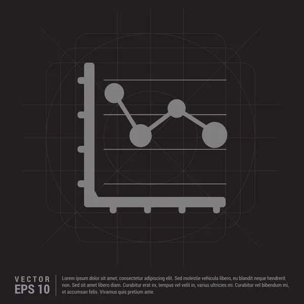 Icono del diagrama de negocio — Vector de stock