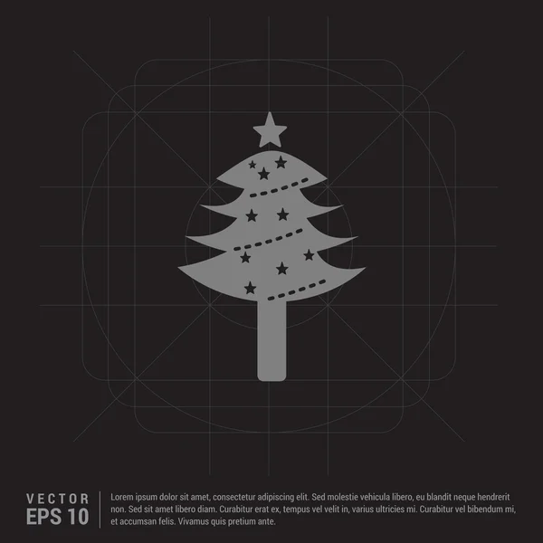 Christbaumsymbol — Stockvektor