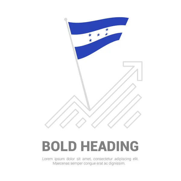 Ikona příznaku Honduras — Stockový vektor