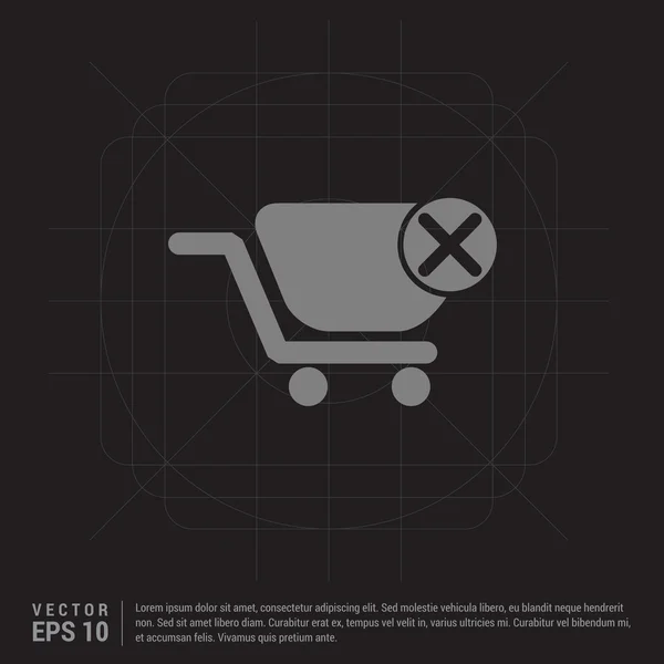 Shopping Cart Icon — Stock Vector