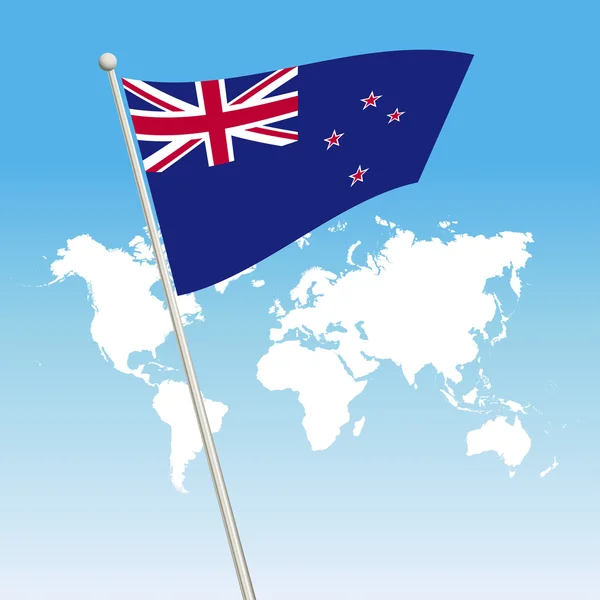 Прапор символом Нової Зеландії — стоковий вектор