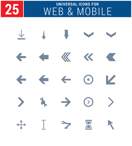 универсальный набор веб-иконок