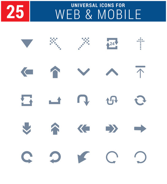 универсальный набор веб-иконок