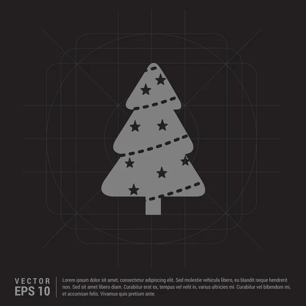 Christbaumsymbol — Stockvektor