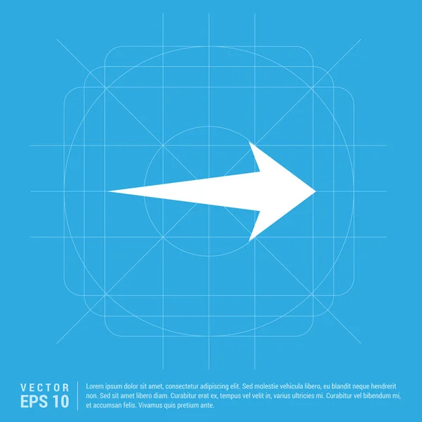 Ícone de seta seguinte —  Vetores de Stock