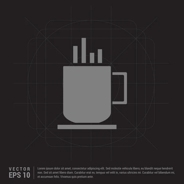 Icône boisson chaude — Image vectorielle