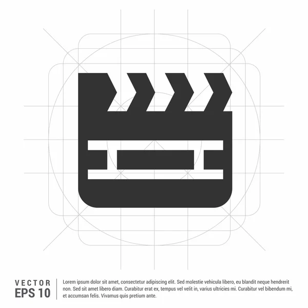 Film, kino, film symbol — Wektor stockowy