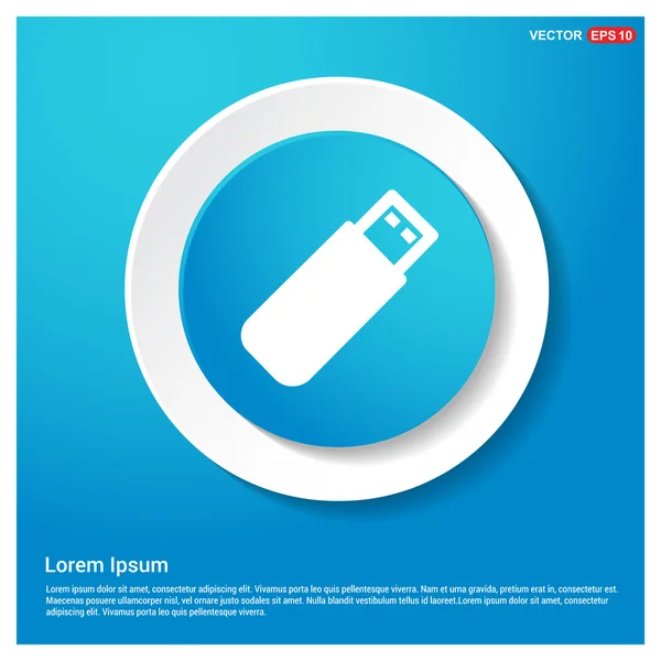 USB Flash-enhet ikon — Stock vektor