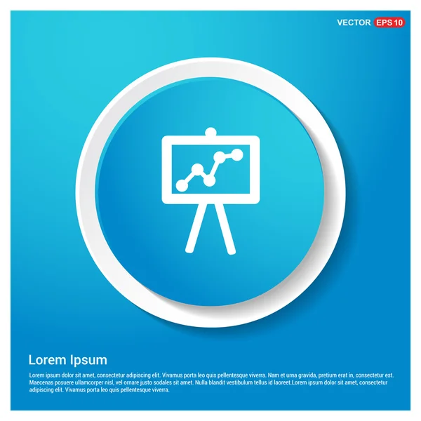 Business presentation icon — Stock Vector