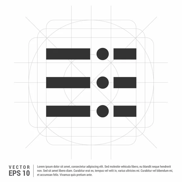 Menü-Symbol erweitern — Stockvektor