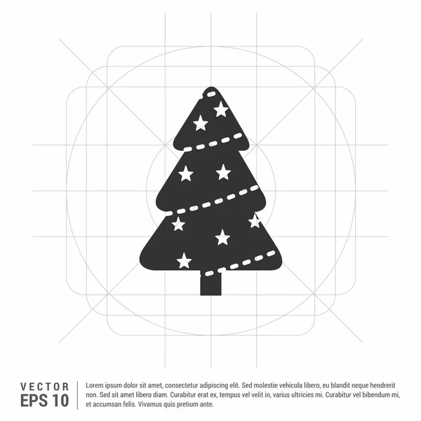 Christbaumsymbol — Stockvektor