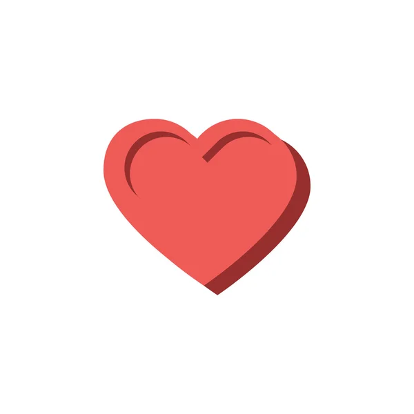 Valentines signe du coeur . — Image vectorielle
