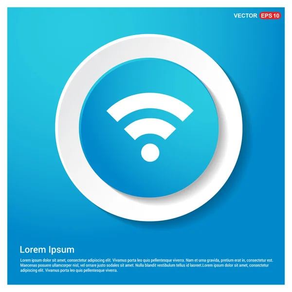 Icona del segnale wifi — Vettoriale Stock