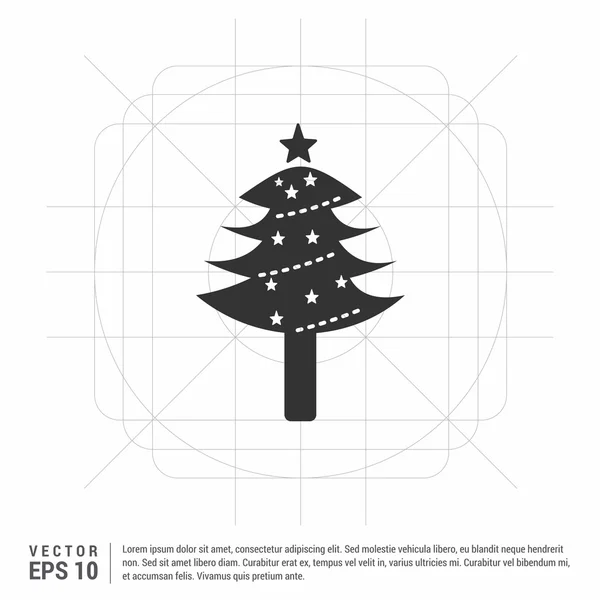 Christbaumsymbol — Stockvektor