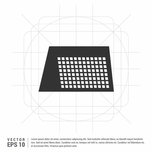 Pictogram van de kalender van het Bureau — Stockvector