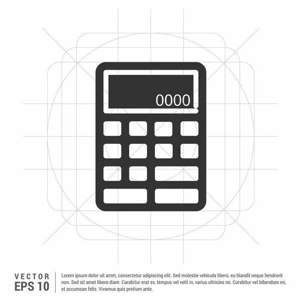 Business calculator icon — Stock Vector