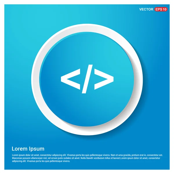 Programming code icon — Stock Vector