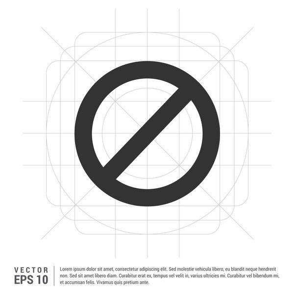 Знак запрета
