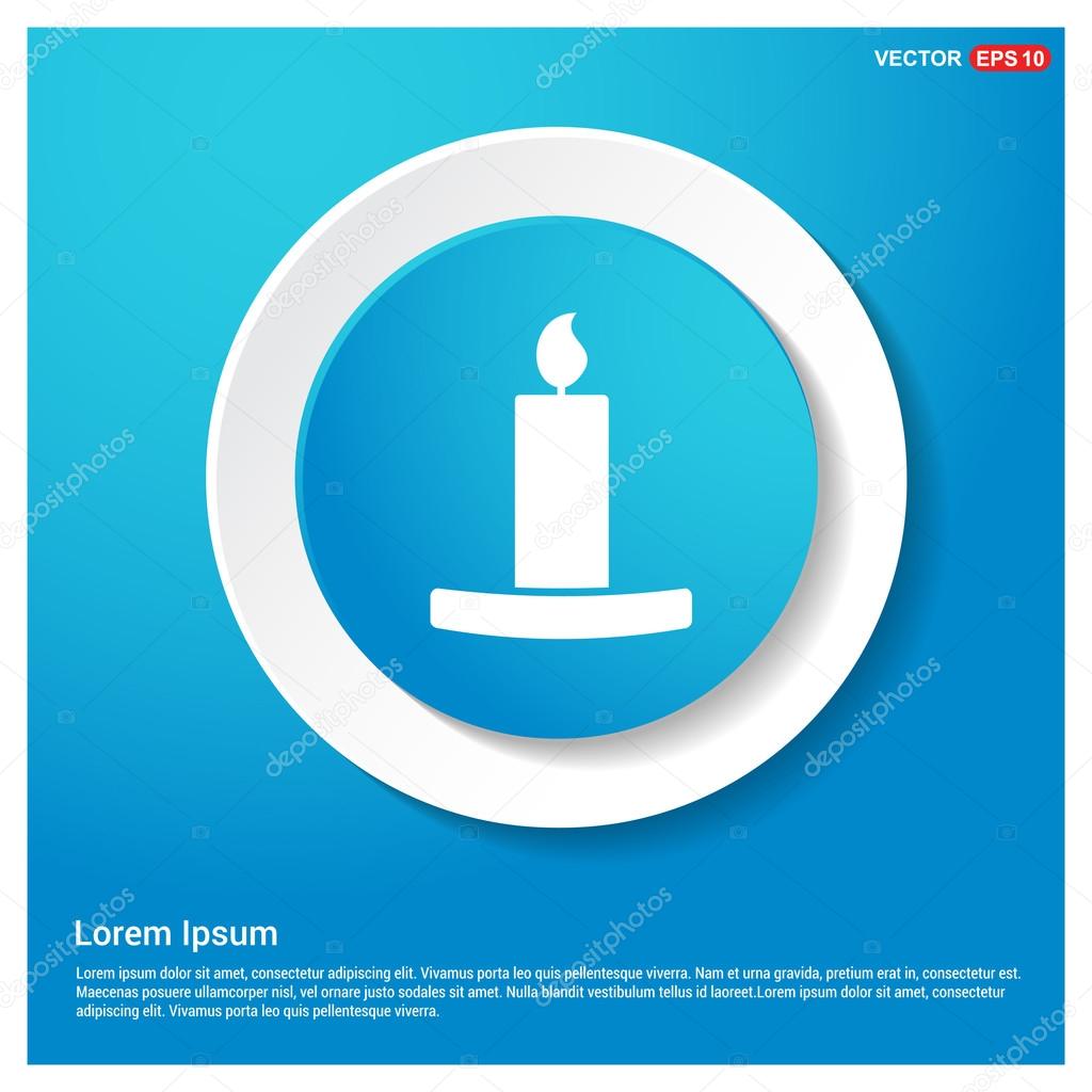 web candle icon