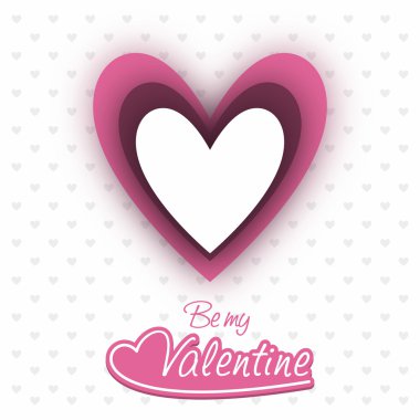 Sevgililer günün kutlu olsun tebrik kartı.