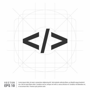 programlama kodu simgesini