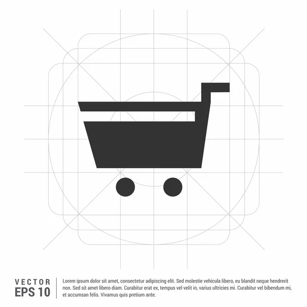 Shopping Cart Icon — Stock Vector