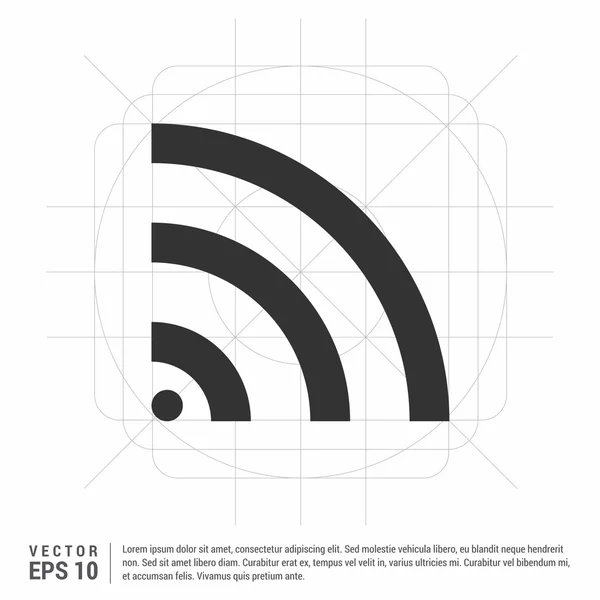 Icono de señal wifi — Archivo Imágenes Vectoriales