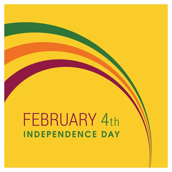 День независимости Шри-Ланки — стоковый вектор