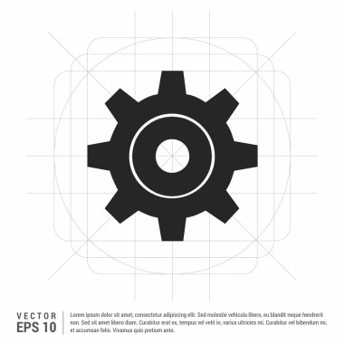 Dişli çark simgesi