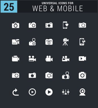 evrensel ağ simgeleri 