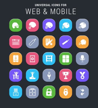 Evrensel web ve mobil Icon set