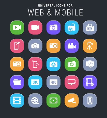 Web ve telefon simgeleri