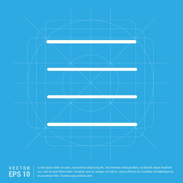 Icono del bloc de notas, diseño plano . — Vector de stock