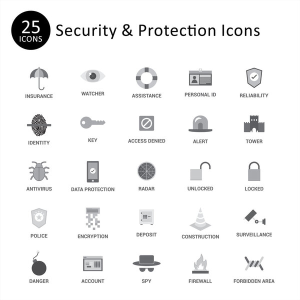 25 Универсальный набор иконок.