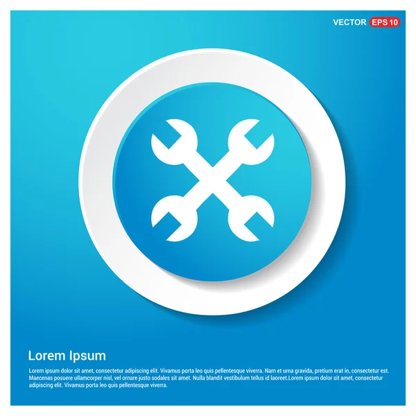 Llave icono Web — Vector de stock