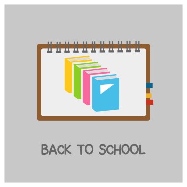 geri okul kavramı sembol