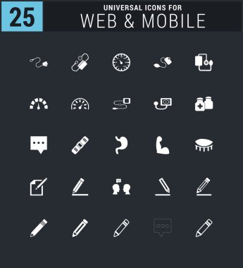 evrensel ağ simgeleri 