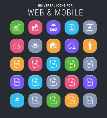 Web ve telefon simgeleri