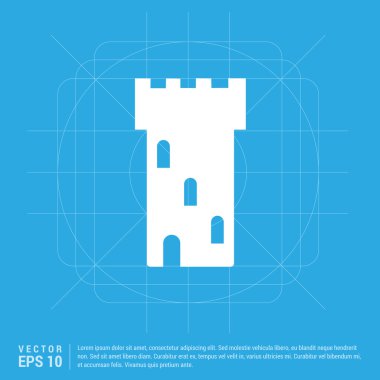 Castle Tower Icon clipart