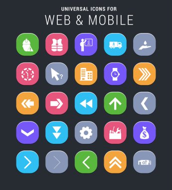 Web ve telefon simgeleri