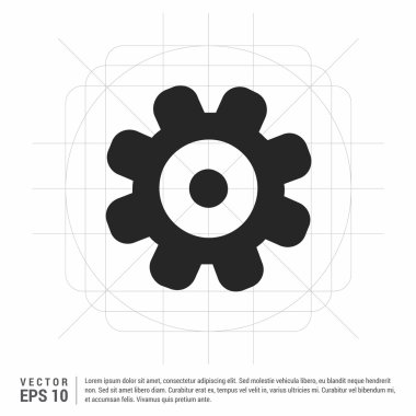 Dişli çark simgesi