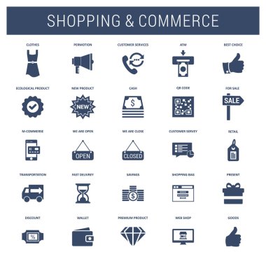 Evrensel web ve mobil Icon set.