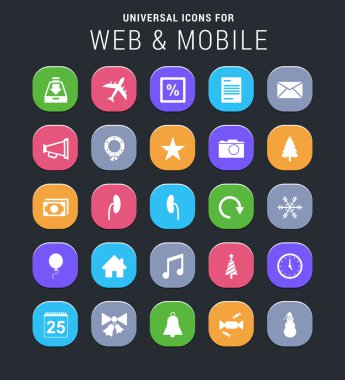 Web ve telefon simgeleri