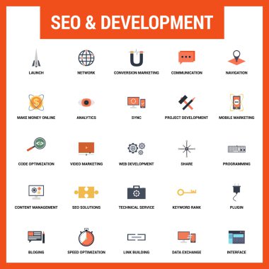 Evrensel web ve mobil Icon set.