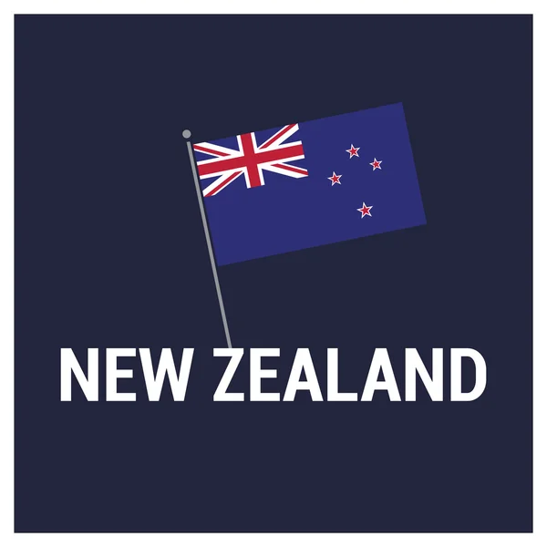 Ημέρα ανεξαρτησίας της Νέας Ζηλανδίας — Διανυσματικό Αρχείο